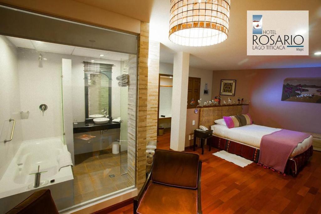 Hotel Rosario Lago Titicaca Copacabana  Zimmer foto